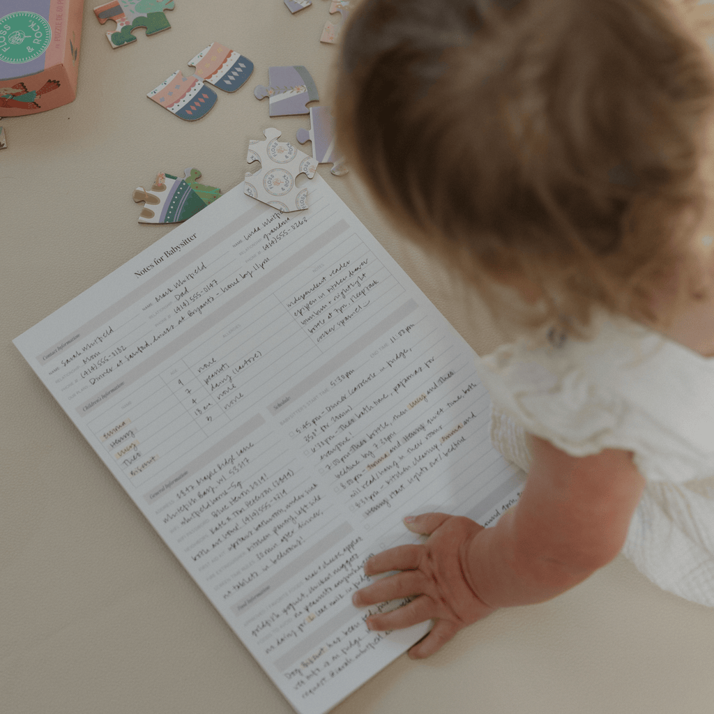 Student Productivity Planner - Babysitter Notepad-GoldMiles
