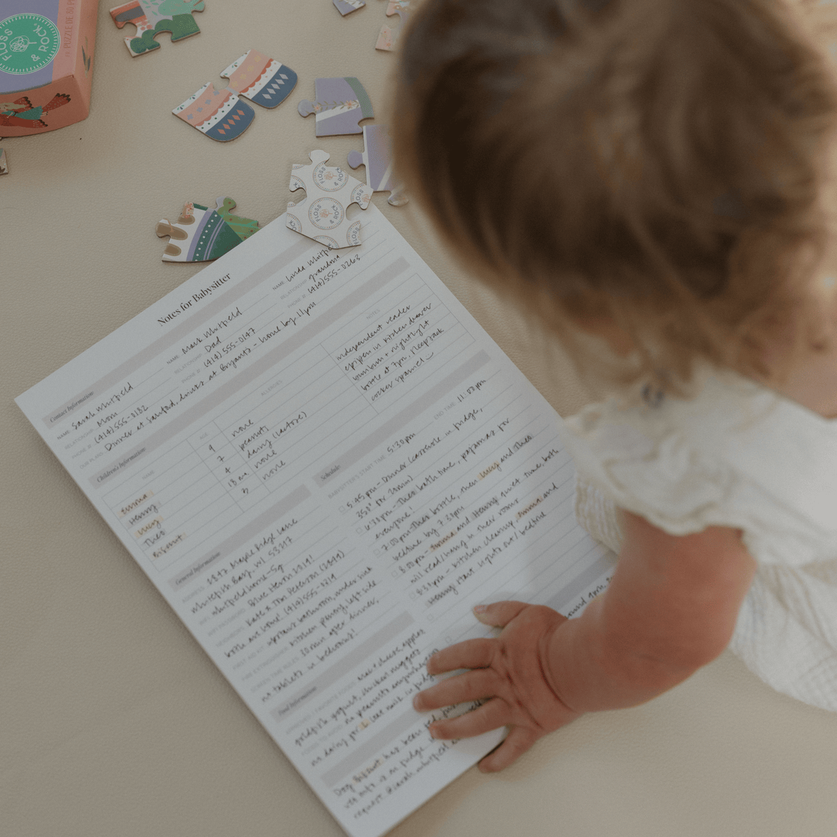 Student Productivity Planner - Babysitter Notepad-GoldMiles