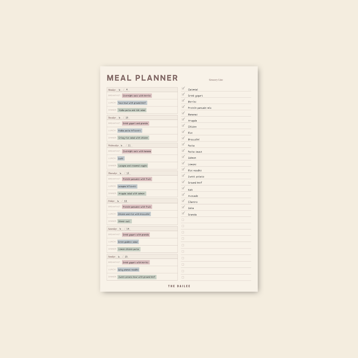 Student Productivity Planner & Organizer-GoldMiles