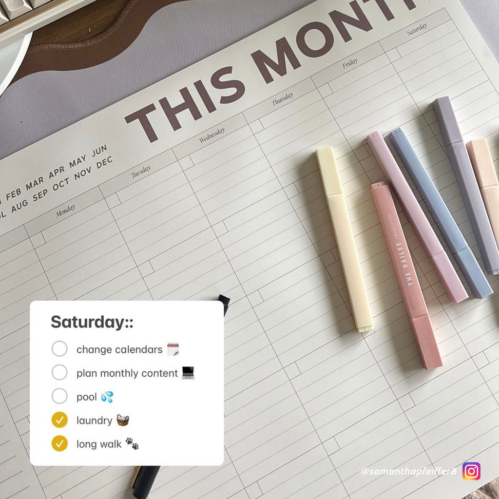 Student Productivity Planner - Highlighter Set-GoldMiles