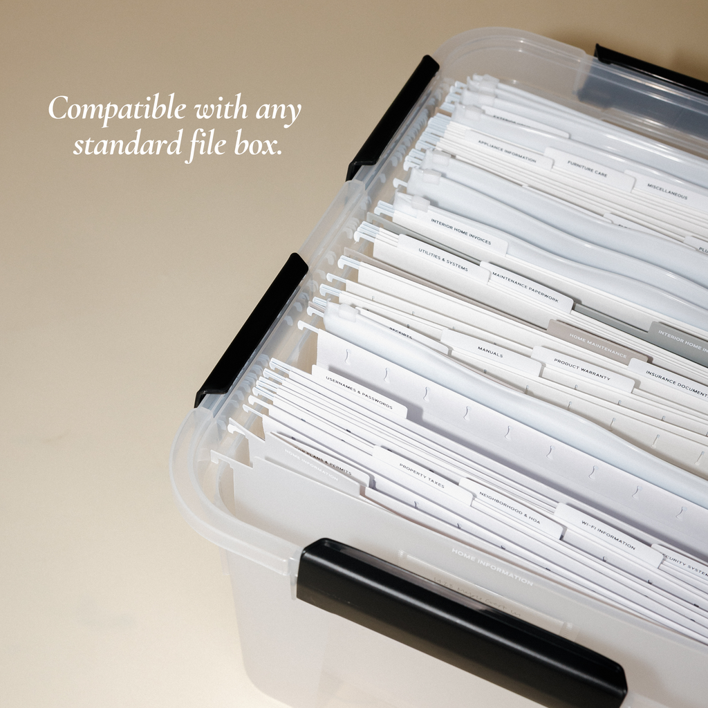 Student Productivity Planner - Home Information Filing System-GoldMiles