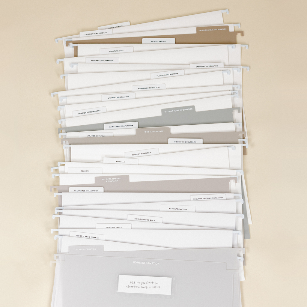 Student Productivity Planner - Home Information Filing System-GoldMiles