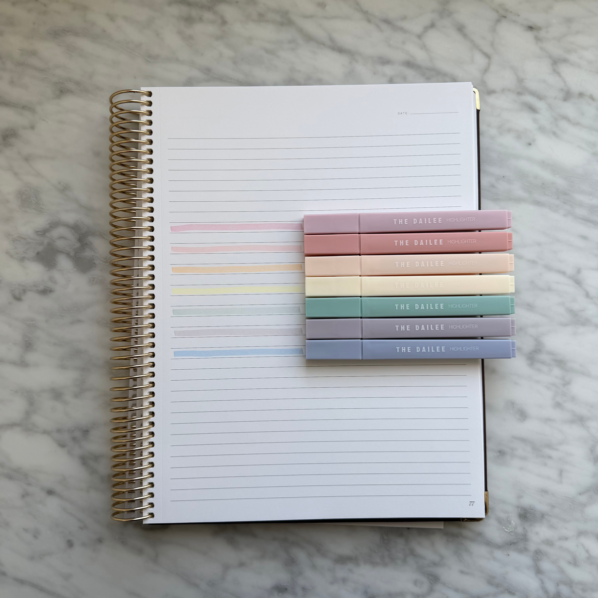 Student Productivity Planner - Highlighter Set-GoldMiles
