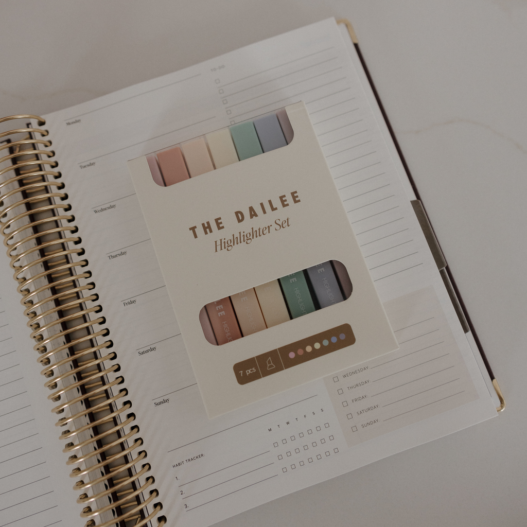 Student Productivity Planner - Highlighter Set-GoldMiles