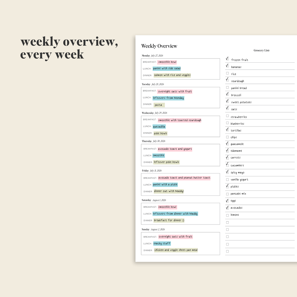 Student Productivity Planner & Organizer-GoldMiles