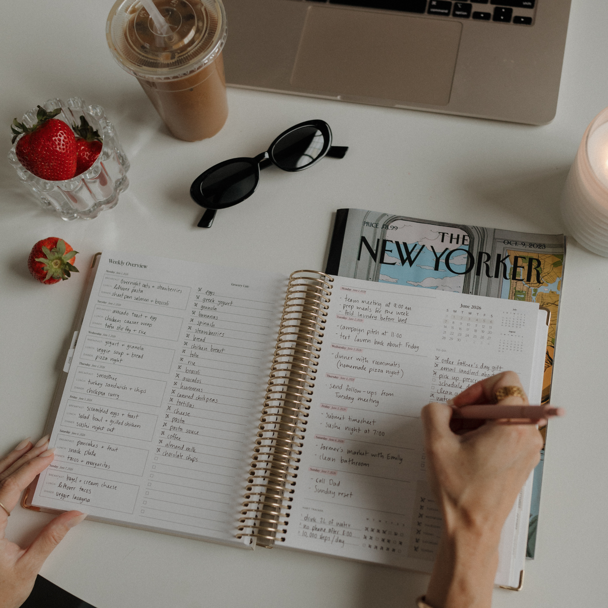 Student Productivity Planner & Organizer-GoldMiles